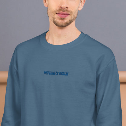 Neptune's Realm Embroidered crew neck