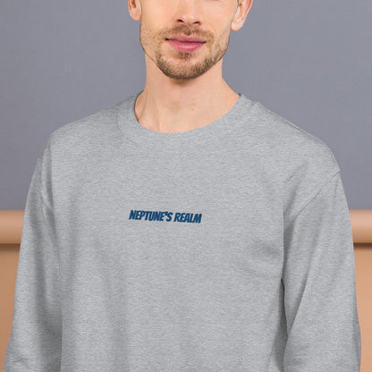 Neptune's Realm Embroidered crew neck